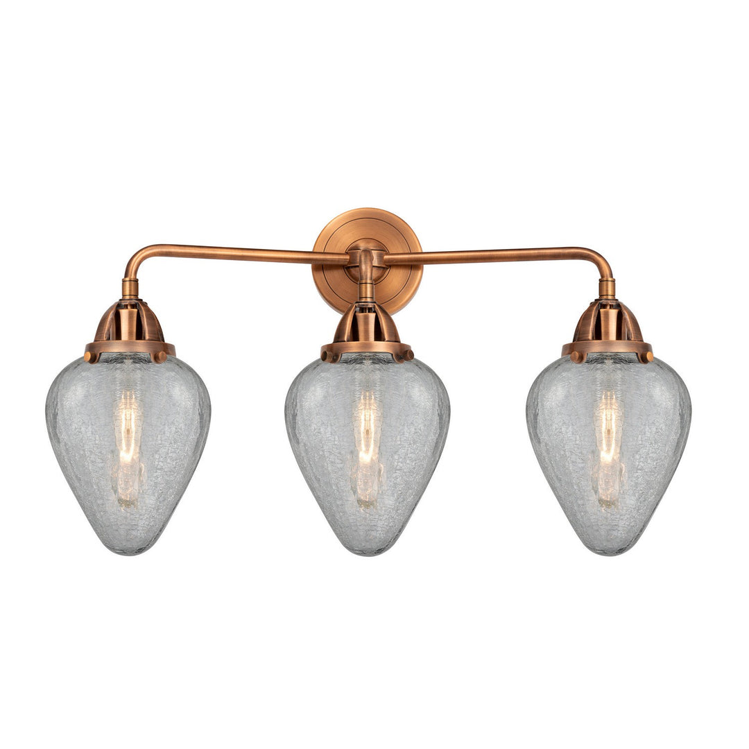 Innovations Nouveau 2 288-3W-AC-G165-LED Bath Vanity Light 25 in. wide - Antique Copper