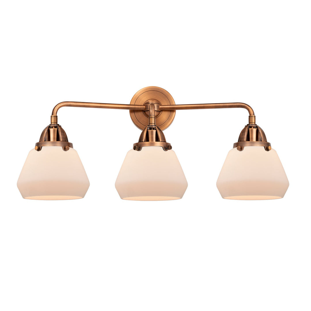Innovations Nouveau 2 288-3W-AC-G171 Bath Vanity Light 25 in. wide - Antique Copper