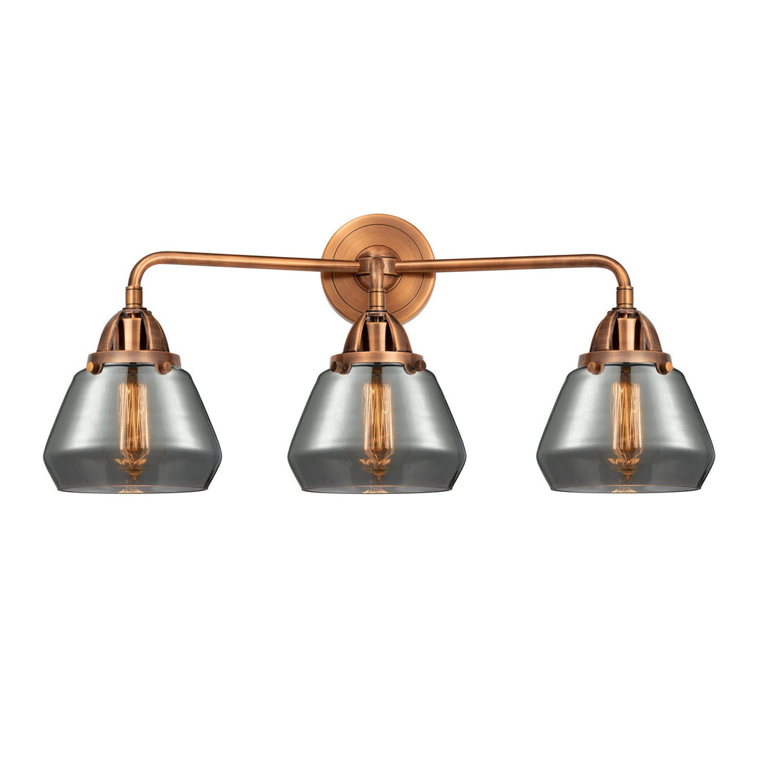 Innovations Nouveau 2 288-3W-AC-G173 Bath Vanity Light 25 in. wide - Antique Copper