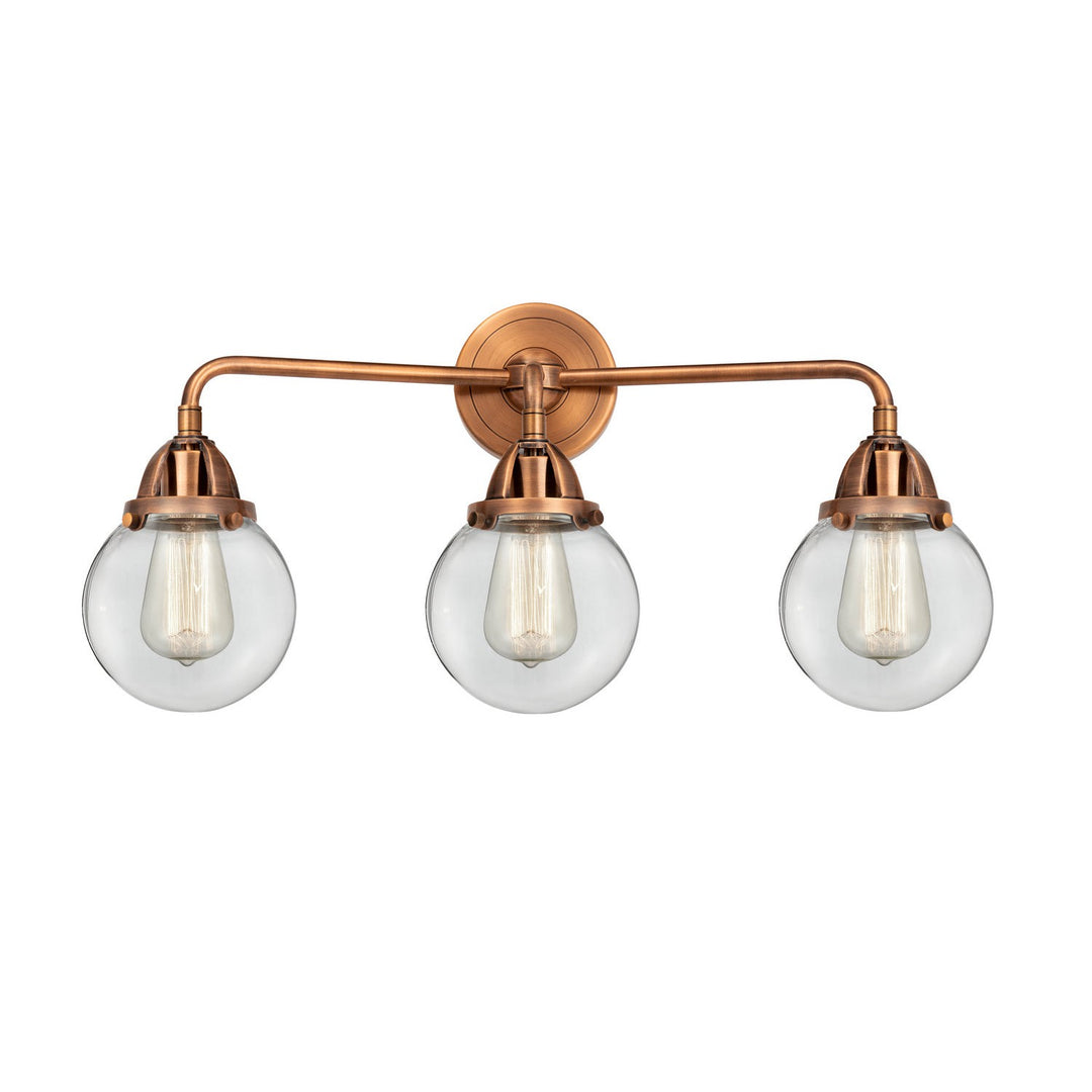 Innovations Nouveau 2 288-3W-AC-G202-6-LED Bath Vanity Light 24 in. wide - Antique Copper