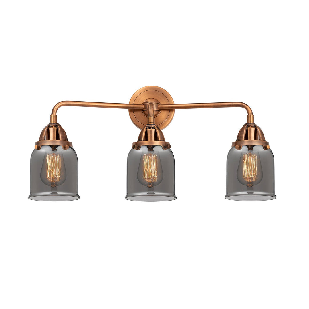 Innovations Nouveau 2 288-3W-AC-G53 Bath Vanity Light 23 in. wide - Antique Copper