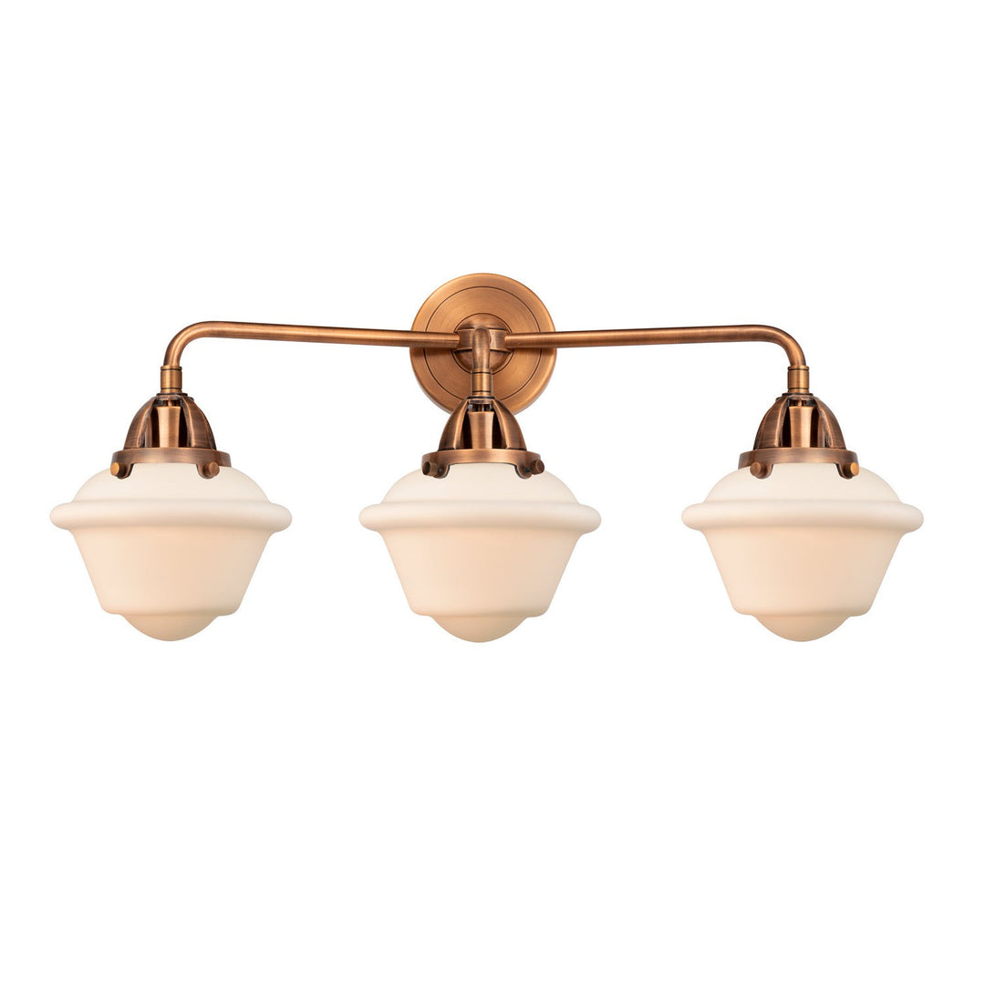 Innovations Nouveau 2 288-3W-AC-G531 Bath Vanity Light 26 in. wide - Antique Copper