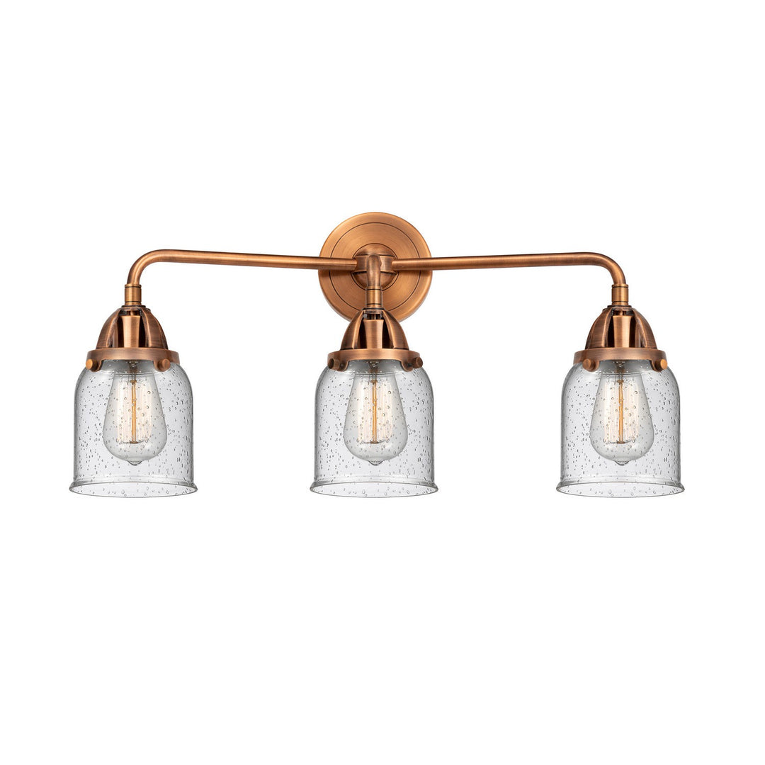 Innovations Nouveau 2 288-3W-AC-G54 Bath Vanity Light 23 in. wide - Antique Copper