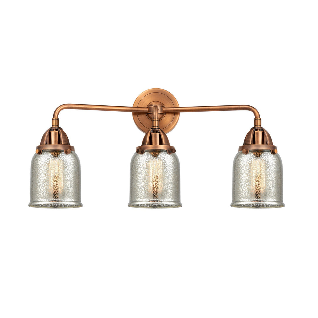 Innovations Nouveau 2 288-3W-AC-G58 Bath Vanity Light 23 in. wide - Antique Copper