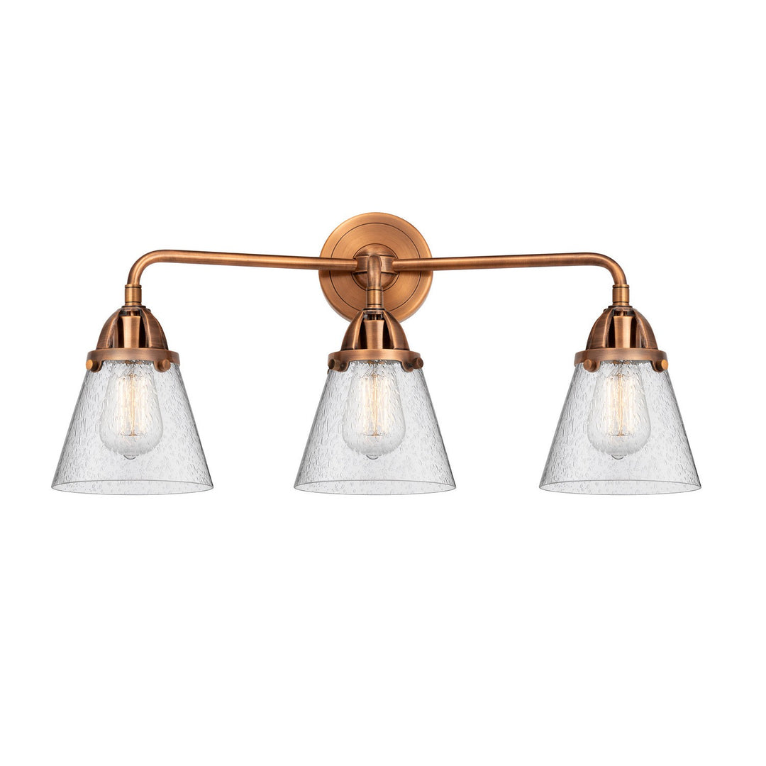 Innovations Nouveau 2 288-3W-AC-G64 Bath Vanity Light 25 in. wide - Antique Copper