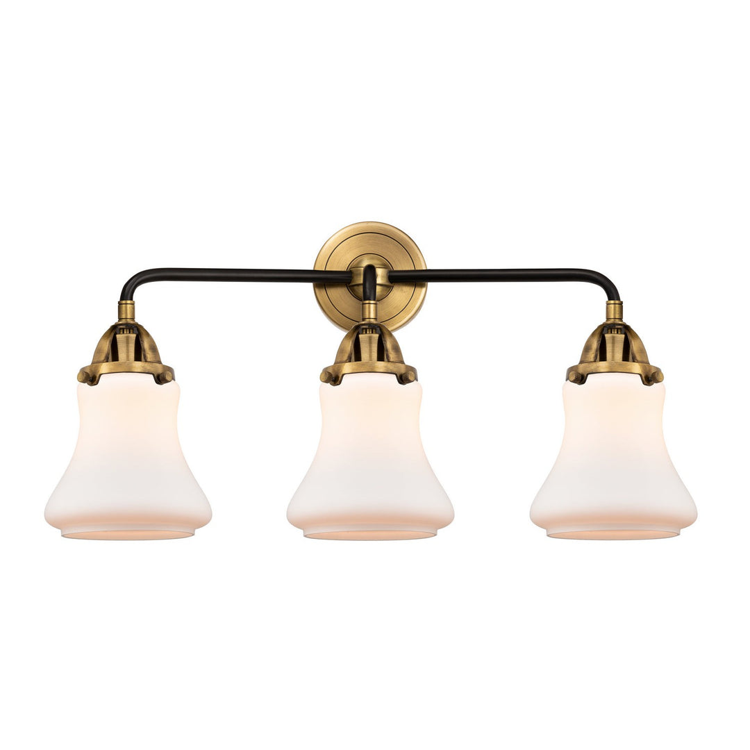 Innovations Nouveau 2 288-3W-BAB-G191 Bath Vanity Light 24 in. wide - Black Antique Brass