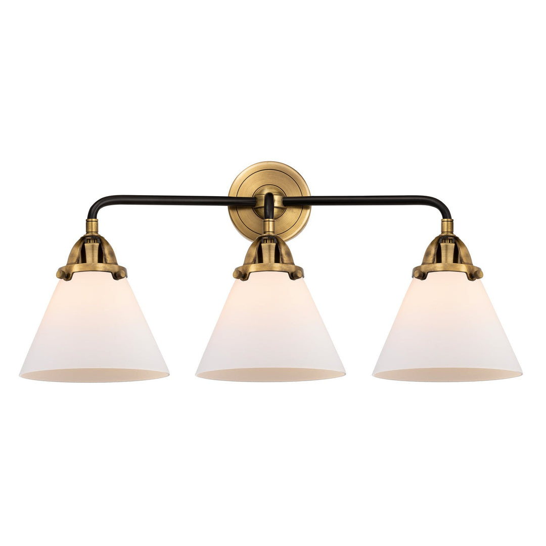 Innovations Nouveau 2 288-3W-BAB-G41 Bath Vanity Light 26 in. wide - Black Antique Brass