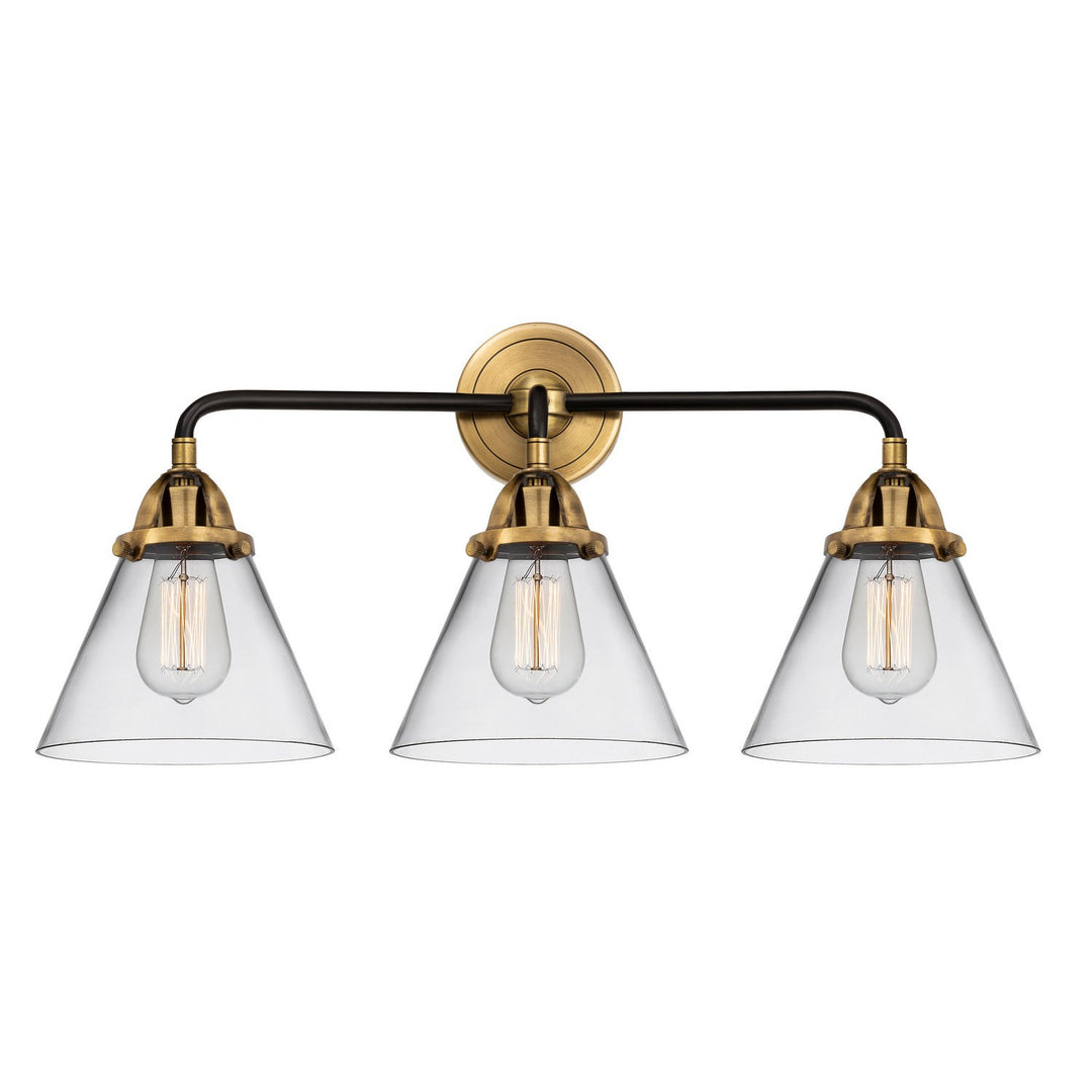 Innovations Nouveau 2 288-3W-BAB-G42-LED Bath Vanity Light 26 in. wide - Black Antique Brass