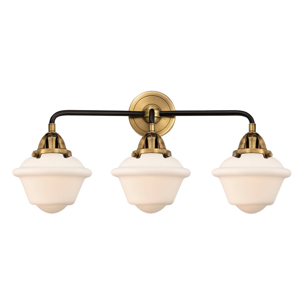 Innovations Nouveau 2 288-3W-BAB-G531-LED Bath Vanity Light 26 in. wide - Black Antique Brass
