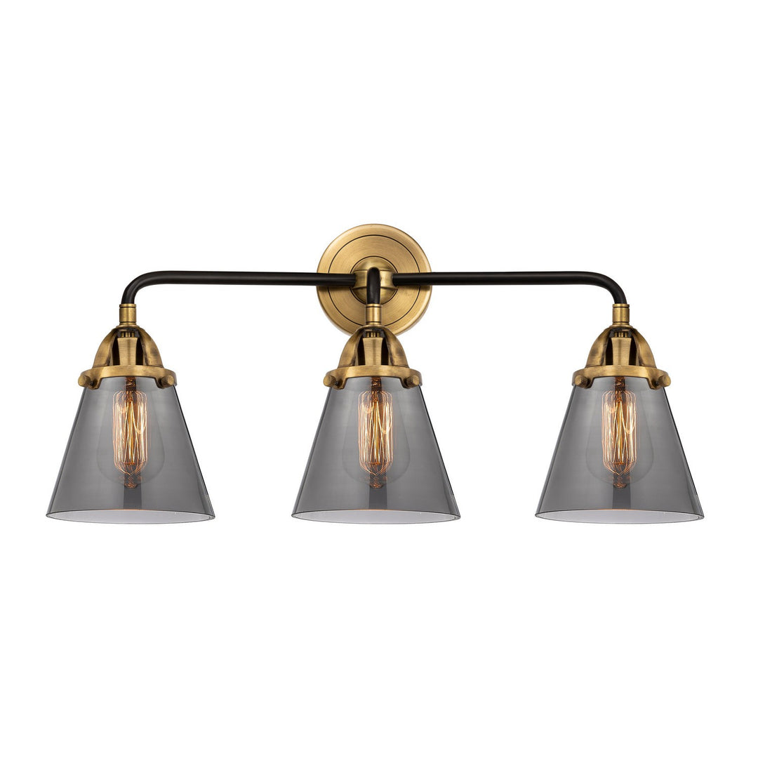 Innovations Nouveau 2 288-3W-BAB-G63-LED Bath Vanity Light 25 in. wide - Black Antique Brass