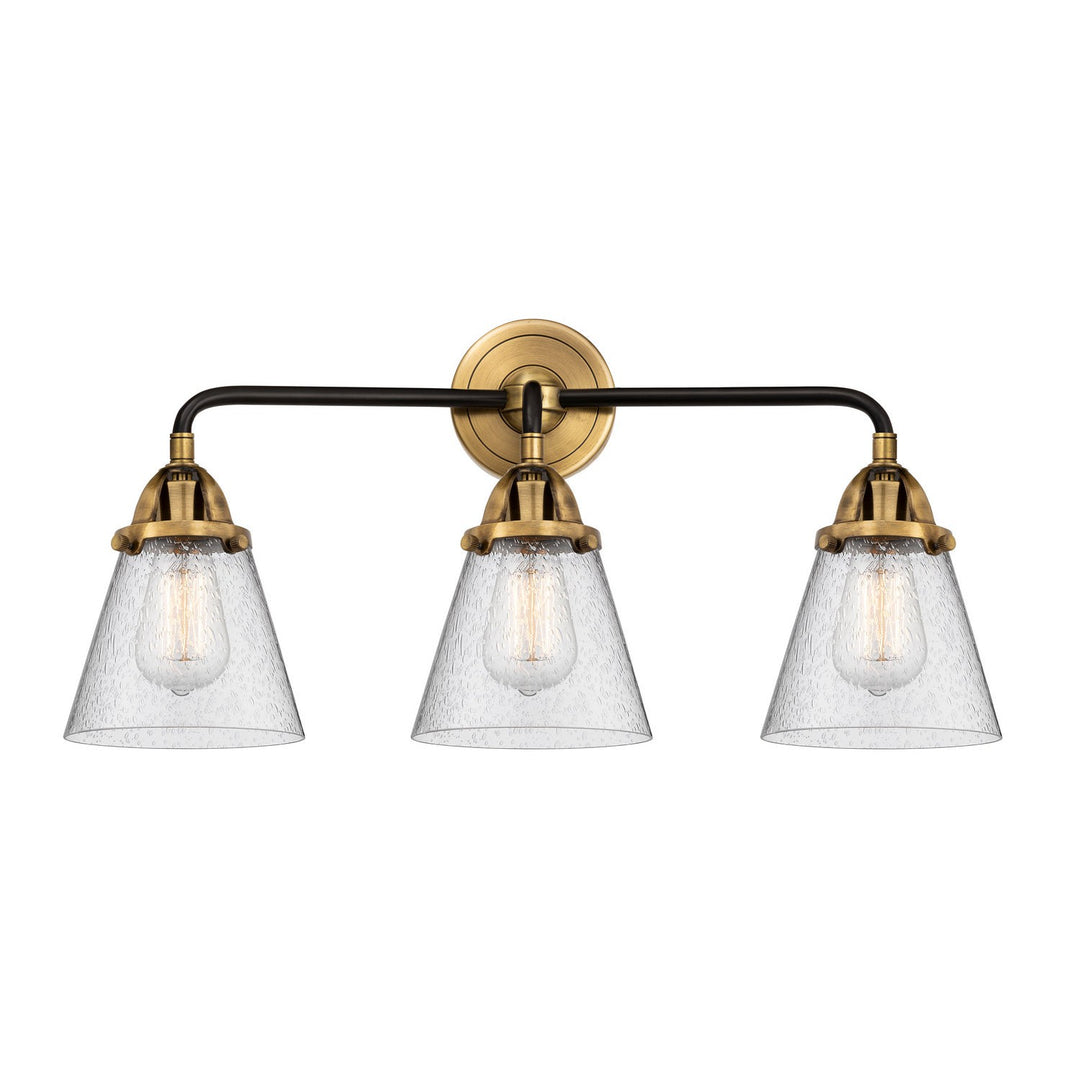 Innovations Nouveau 2 288-3W-BAB-G64 Bath Vanity Light 25 in. wide - Black Antique Brass