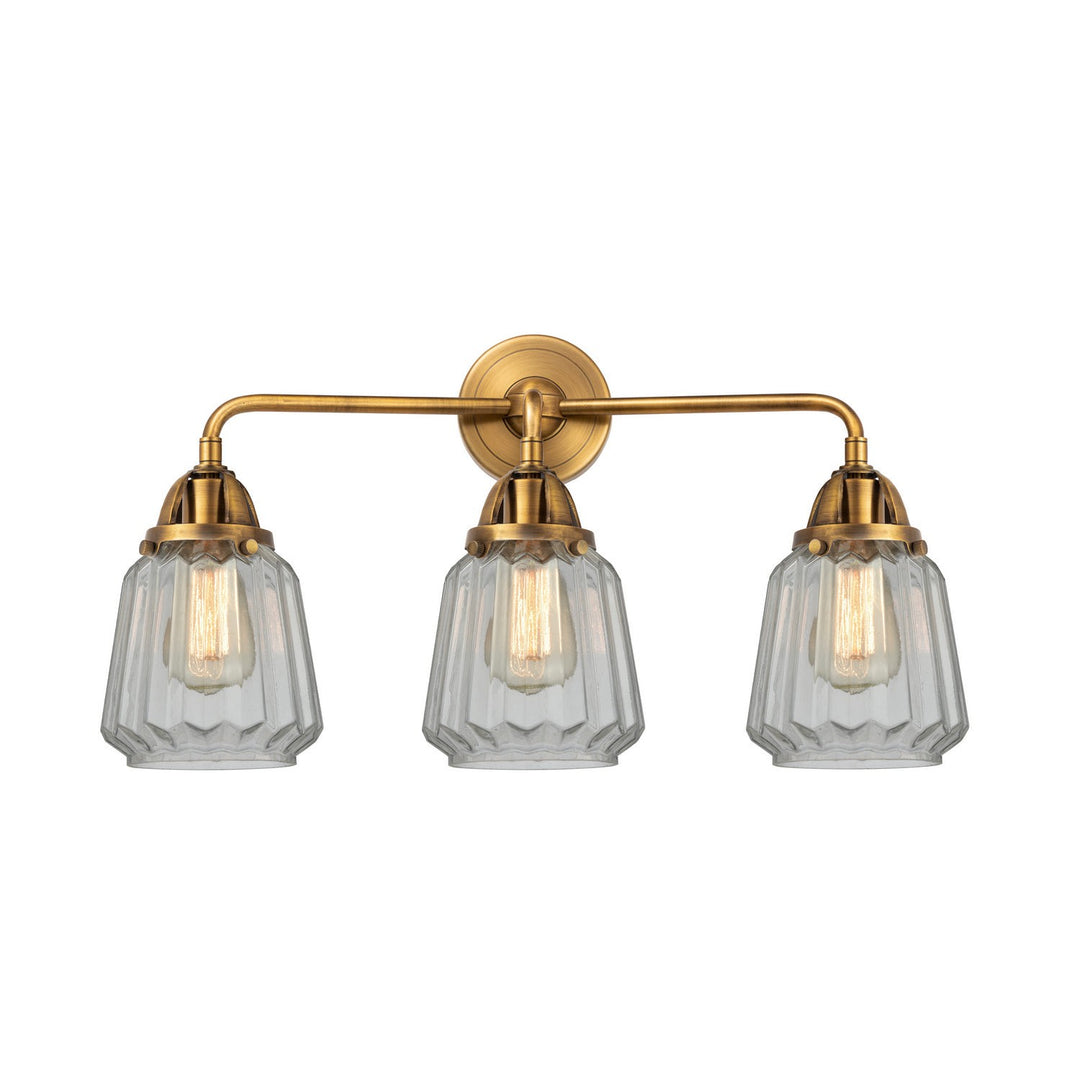 Innovations Nouveau 2 288-3W-BB-G142-LED Bath Vanity Light 24 in. wide - Brushed Brass