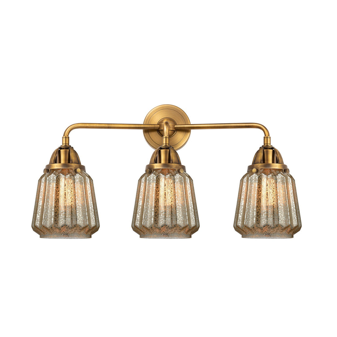 Innovations Nouveau 2 288-3W-BB-G146-LED Bath Vanity Light 24 in. wide - Brushed Brass