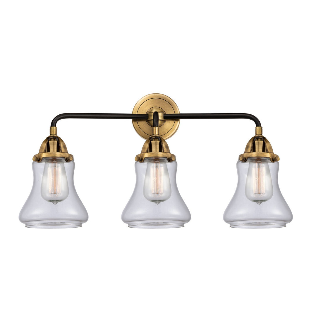 Innovations Nouveau 2 288-3W-BAB-G192-LED Bath Vanity Light 24 in. wide - Black Antique Brass