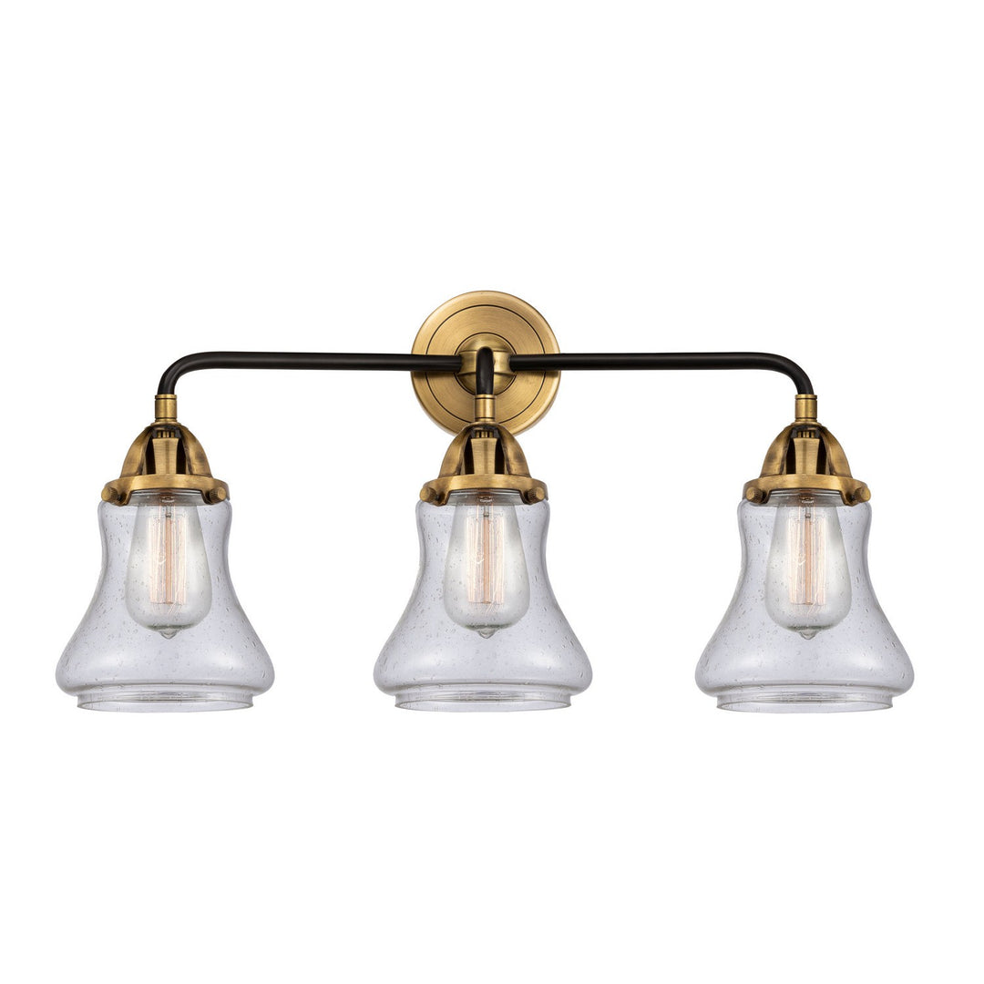 Innovations Nouveau 2 288-3W-BAB-G194 Bath Vanity Light 24 in. wide - Black Antique Brass