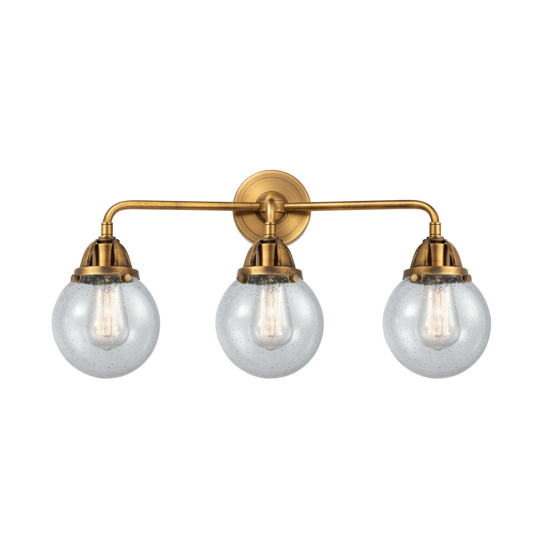 Innovations Nouveau 2 288-3W-BB-G204-6-LED Bath Vanity Light 24 in. wide - Brushed Brass