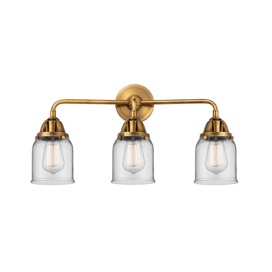 Innovations Nouveau 2 288-3W-BB-G52 Bath Vanity Light 23 in. wide - Brushed Brass