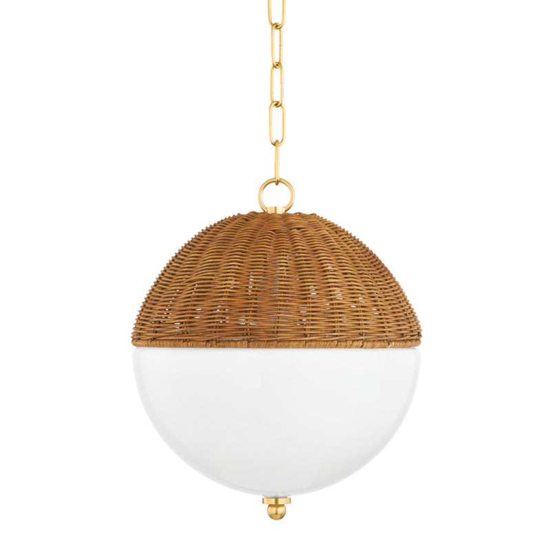 Mitzi Summer H603701S-AGB Pendant Light - Aged Brass