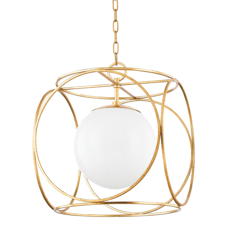 Mitzi Claire H632701L-VGL Pendant Light - Vintage Gold Leaf