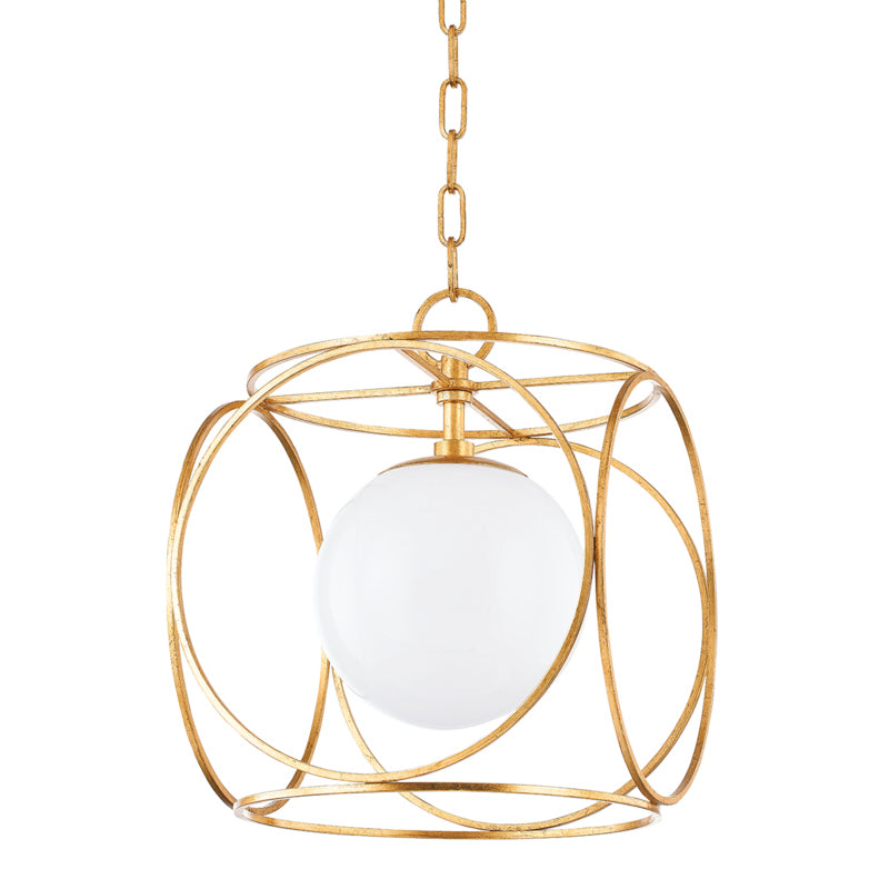 Mitzi Claire H632701S-VGL Pendant Light - Vintage Gold Leaf