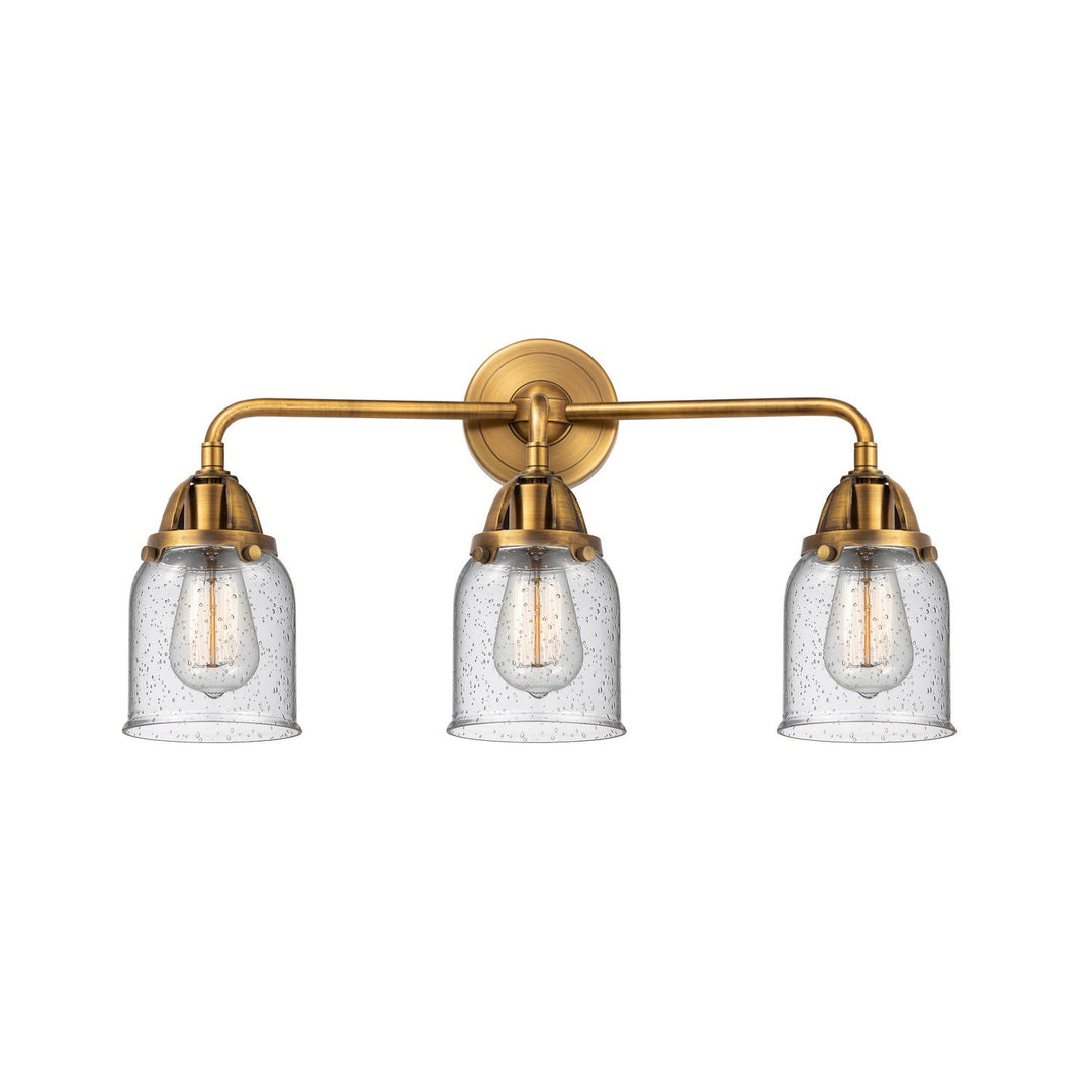 Innovations Nouveau 2 288-3W-BB-G54 Bath Vanity Light 23 in. wide - Brushed Brass