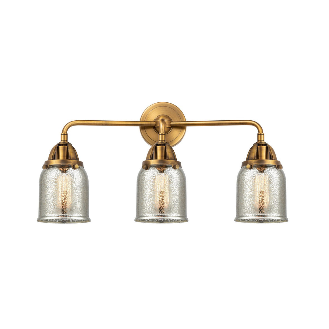 Innovations Nouveau 2 288-3W-BB-G58 Bath Vanity Light 23 in. wide - Brushed Brass