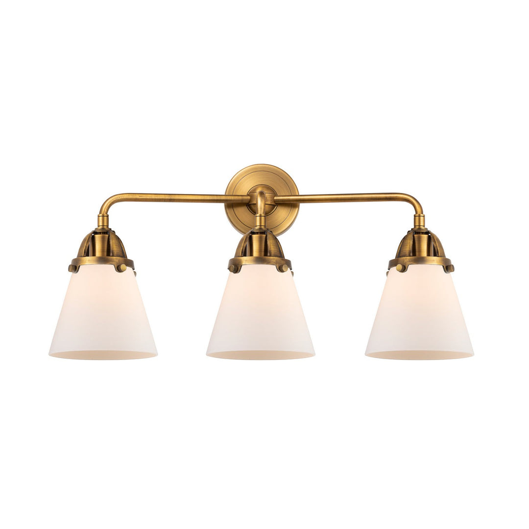 Innovations Nouveau 2 288-3W-BB-G61 Bath Vanity Light 25 in. wide - Brushed Brass