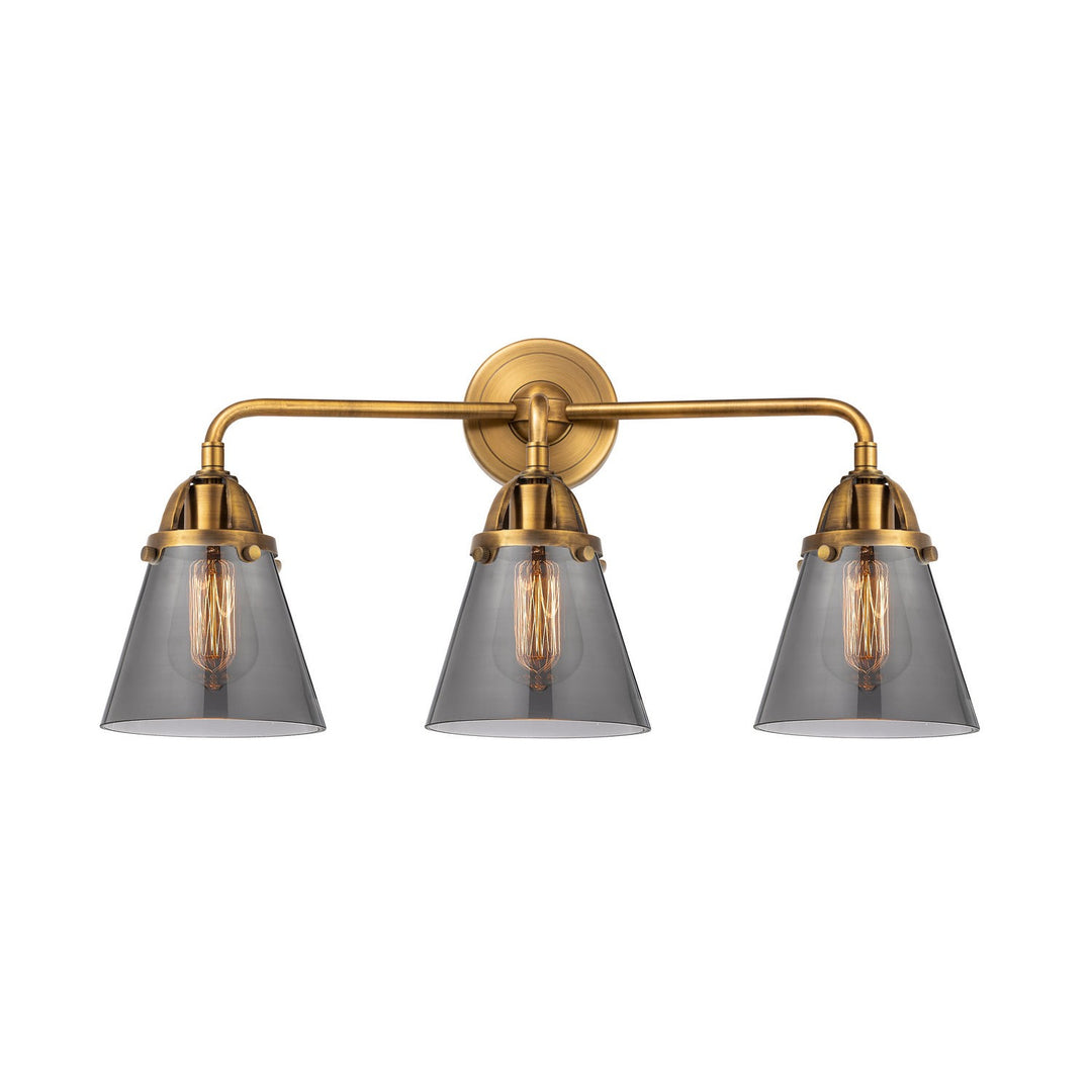 Innovations Nouveau 2 288-3W-BB-G63 Bath Vanity Light 25 in. wide - Brushed Brass