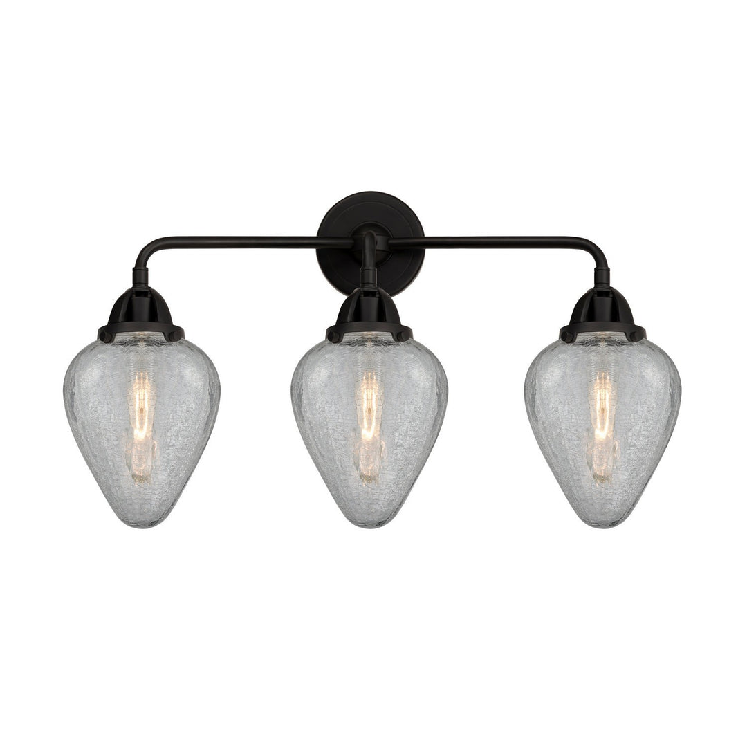 Innovations Nouveau 2 288-3W-BK-G165-LED Bath Vanity Light 25 in. wide - Matte Black