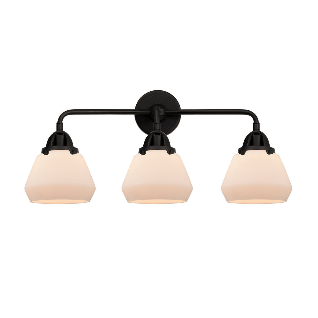 Innovations Nouveau 2 288-3W-BK-G171 Bath Vanity Light 25 in. wide - Matte Black