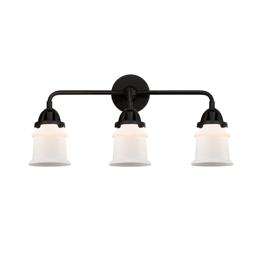 Innovations Nouveau 2 288-3W-BK-G181S Bath Vanity Light 24 in. wide - Matte Black