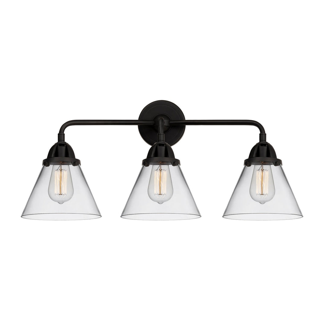 Innovations Nouveau 2 288-3W-BK-G42-LED Bath Vanity Light 26 in. wide - Matte Black