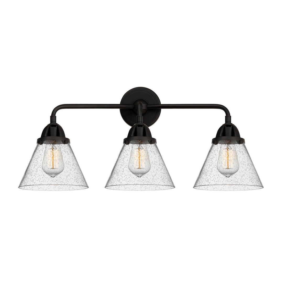 Innovations Nouveau 2 288-3W-BK-G44-LED Bath Vanity Light 26 in. wide - Matte Black