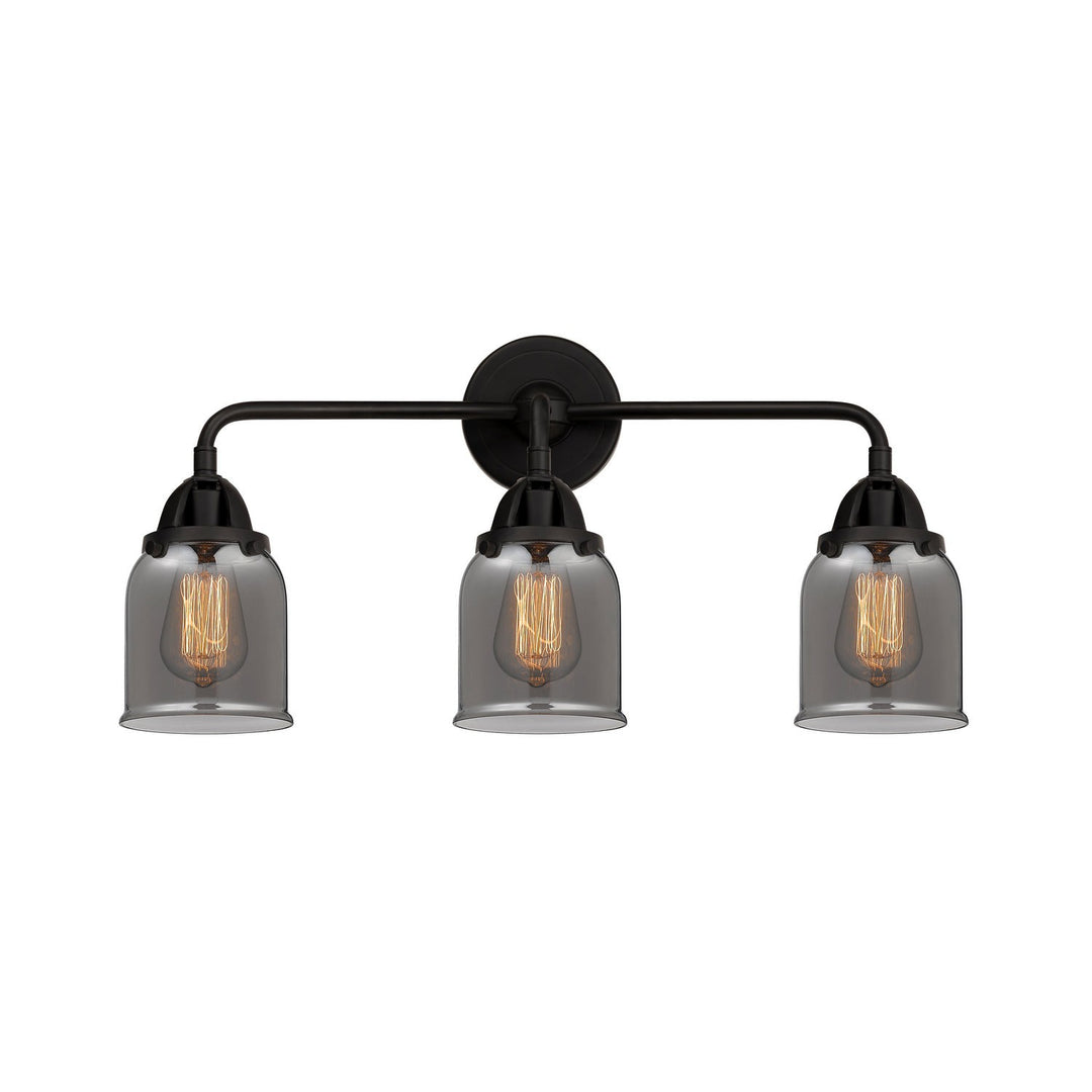 Innovations Nouveau 2 288-3W-BK-G53 Bath Vanity Light 23 in. wide - Matte Black