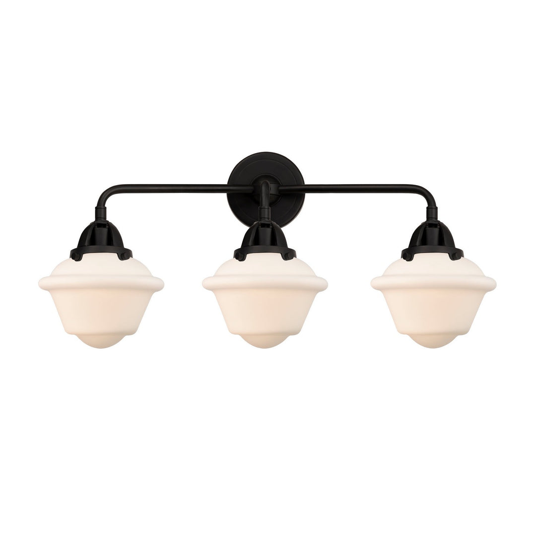 Innovations Nouveau 2 288-3W-BK-G531 Bath Vanity Light 26 in. wide - Matte Black