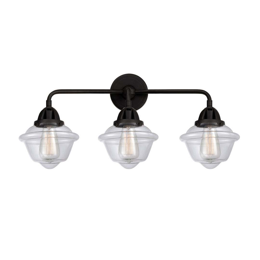 Innovations Nouveau 2 288-3W-BK-G532 Bath Vanity Light 26 in. wide - Matte Black