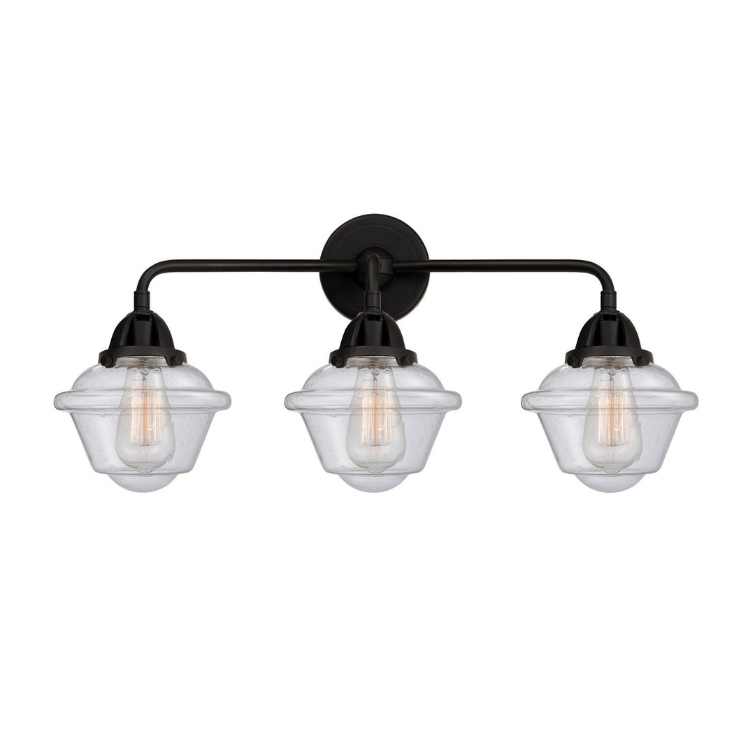 Innovations Nouveau 2 288-3W-BK-G534 Bath Vanity Light 26 in. wide - Matte Black