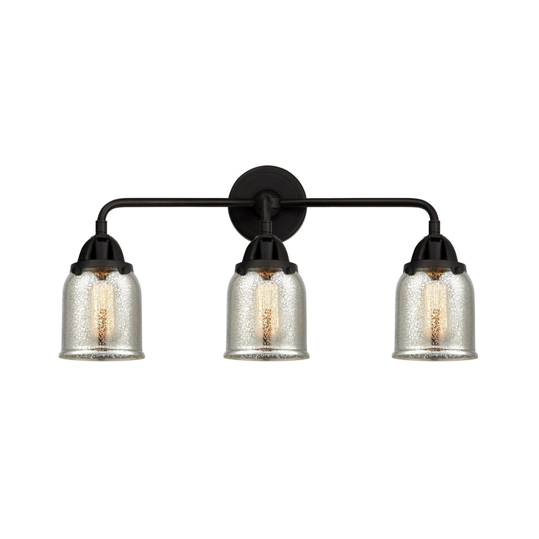 Innovations Nouveau 2 288-3W-BK-G58 Bath Vanity Light 23 in. wide - Matte Black
