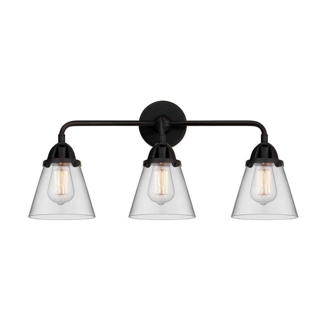 Innovations Nouveau 2 288-3W-BK-G62-LED Bath Vanity Light 25 in. wide - Matte Black