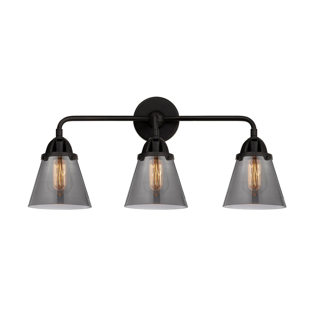 Innovations Nouveau 2 288-3W-BK-G63-LED Bath Vanity Light 25 in. wide - Matte Black