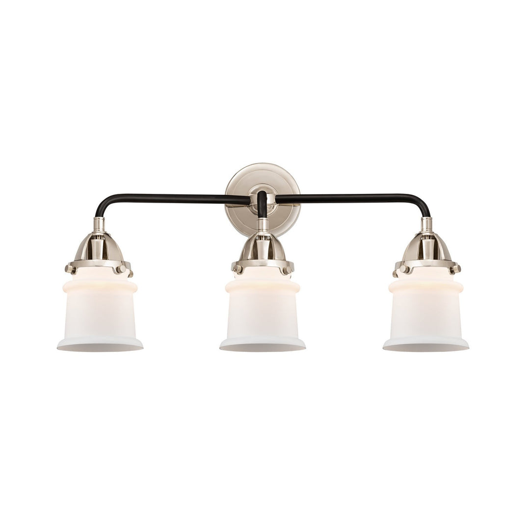 Innovations Nouveau 2 288-3W-BPN-G181S Bath Vanity Light 24 in. wide - Black Polished Nickel