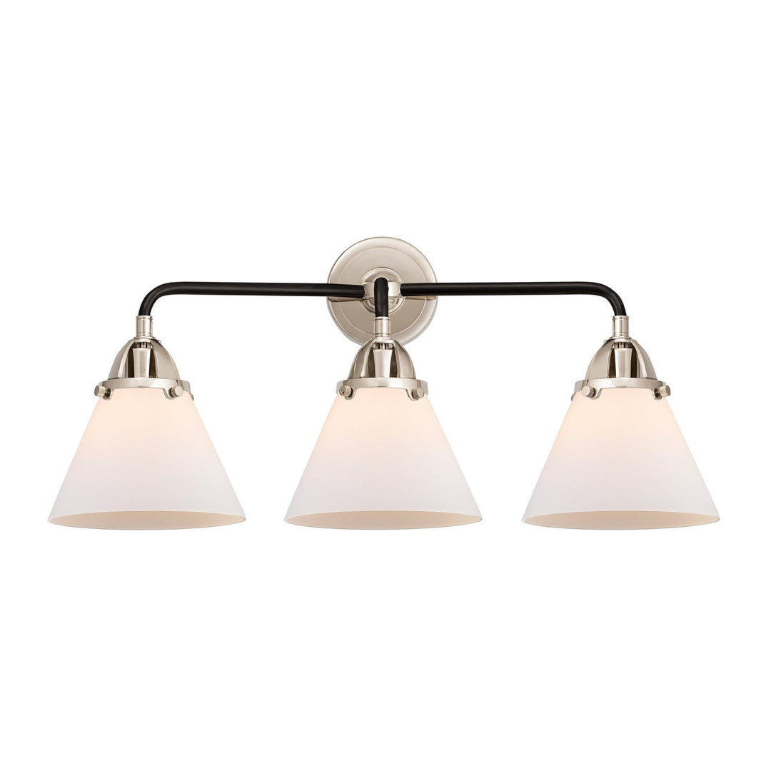 Innovations Nouveau 2 288-3W-BPN-G41-LED Bath Vanity Light 26 in. wide - Black Polished Nickel