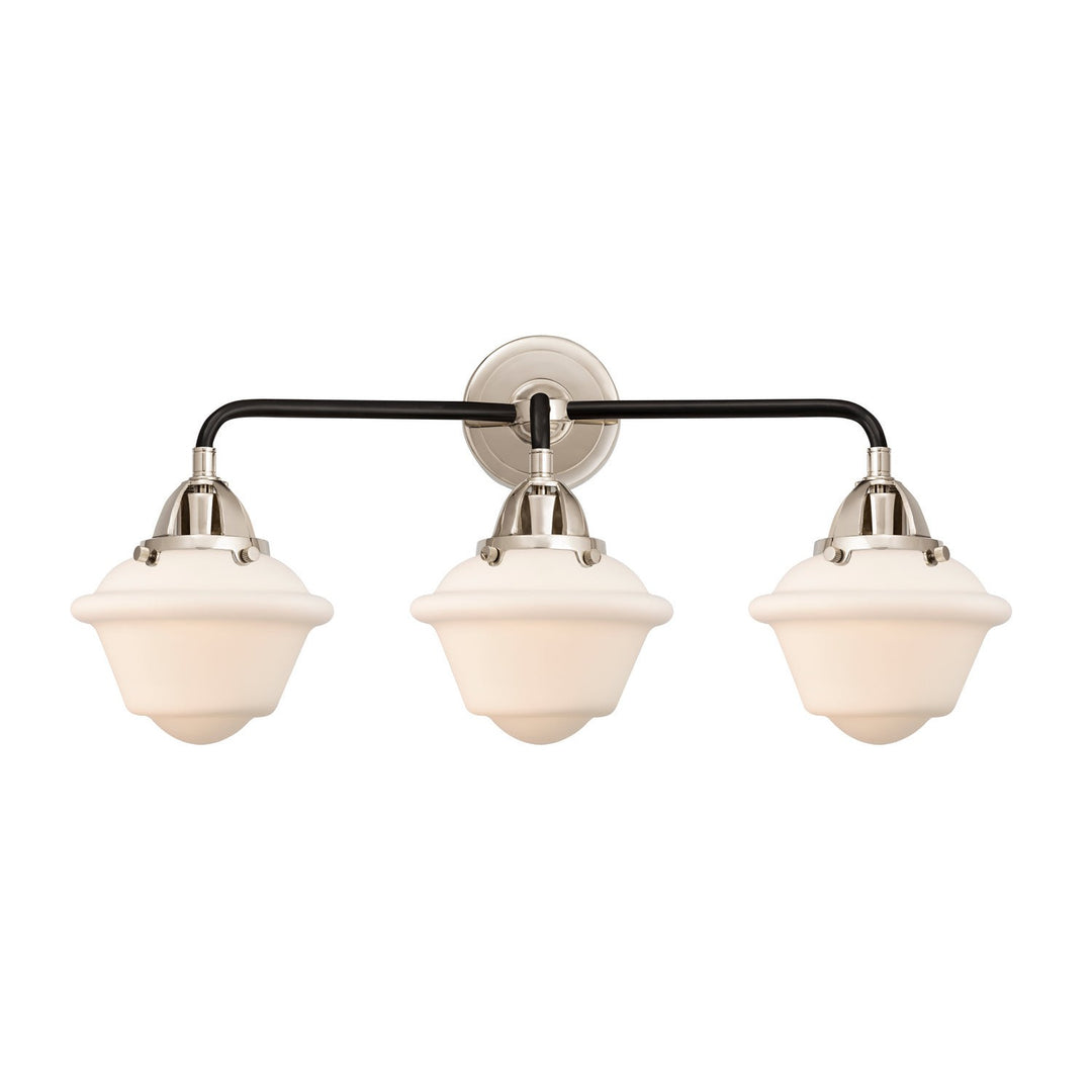 Innovations Nouveau 2 288-3W-BPN-G531 Bath Vanity Light 26 in. wide - Black Polished Nickel