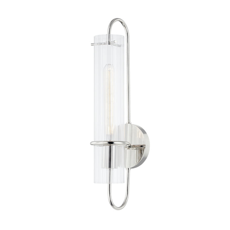 Mitzi Beck H640101-PN Wall Sconce Light - Polished Nickel