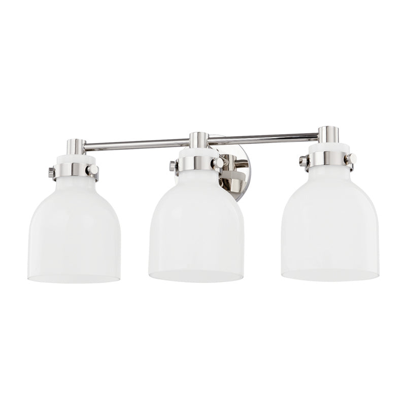 Mitzi Elli H649303-PN Bath Vanity Light 21 in. wide - Polished Nickel