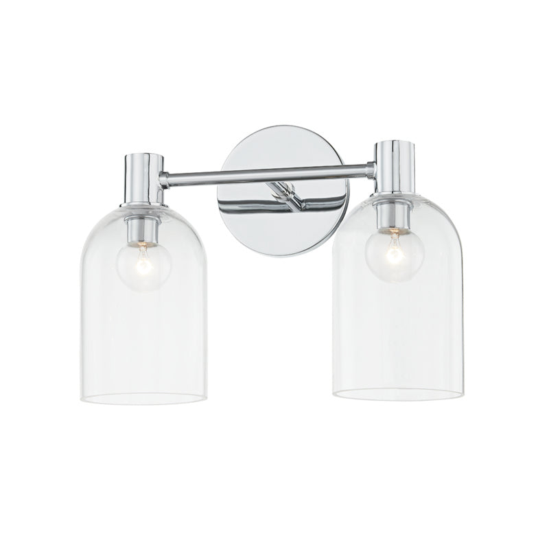 Mitzi Paisley H678302-PC Bath Vanity Light 13 in. wide - Polished Chrome