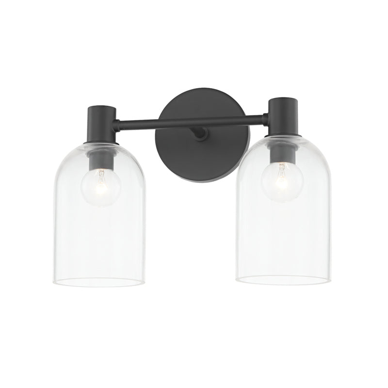 Mitzi Paisley H678302-SBK Bath Vanity Light 13 in. wide - Soft Black