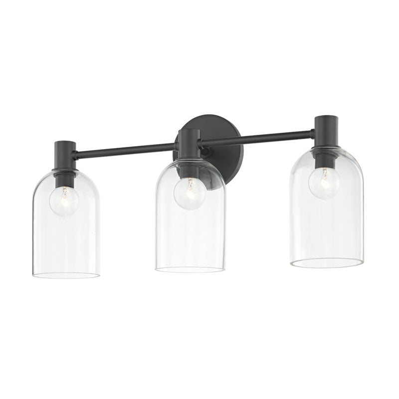 Mitzi Paisley H678303-SBK Bath Vanity Light 22 in. wide - Soft Black