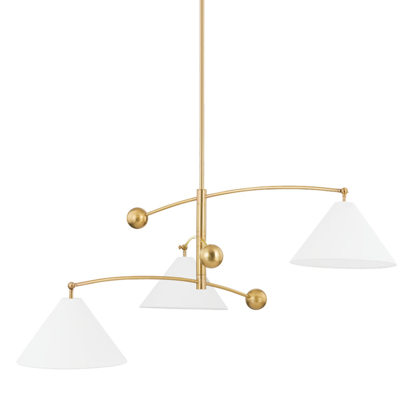 Mitzi Birdie H696803-AGB Chandelier Light - Aged Brass