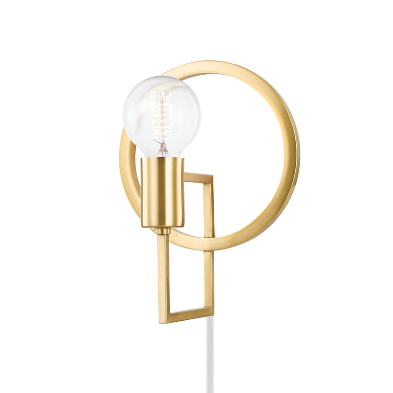 Mitzi Tory HL637201-AGB Wall Sconce Light - Aged Brass